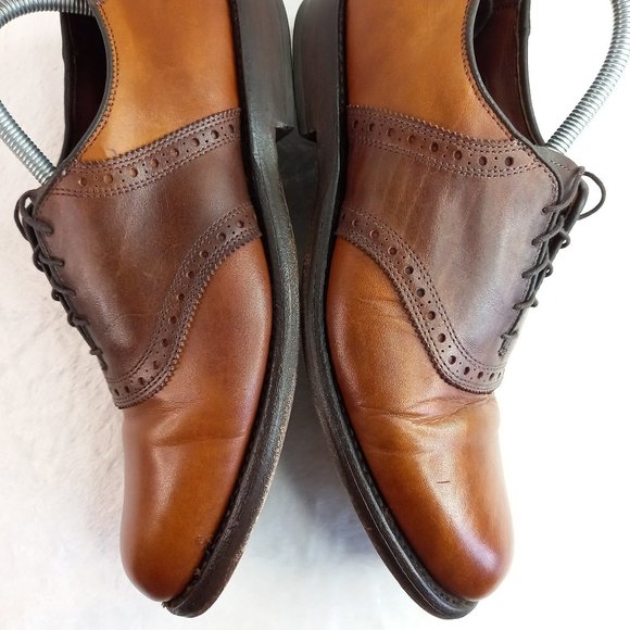 Allen Edmonds Shelton Brown Leather Oxford Shoes (9 US) main image 9